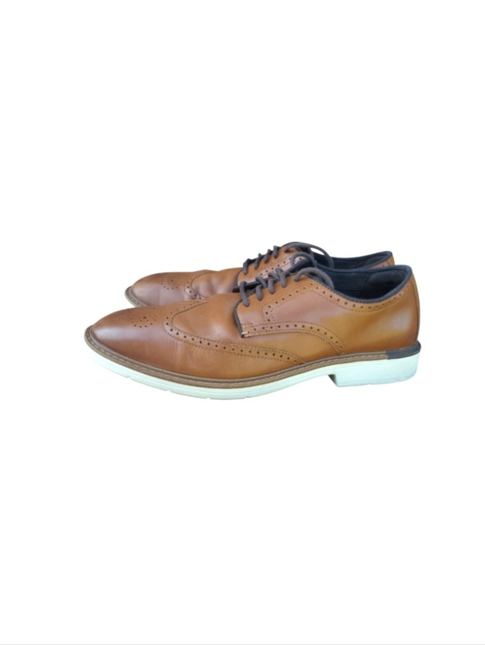 Cole Haan Wingtip Go To Oxford British Tan Brown Dress Casual Work Loafer Men 11 - Picture 6 of 11